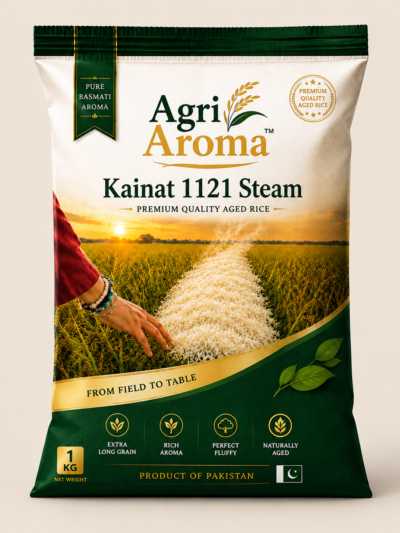 Kainat 1121 Steam Rice Premium 1KG